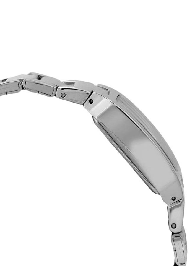 كاسيو ساعة يد إنتايسر بعقارب مقاومة للماء طراز LTP-1165A-1C2DF - 33 مم - فضي للنساء - Image 4