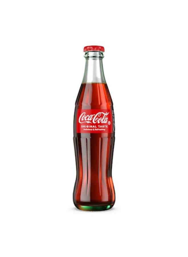 Coca-Cola Regular Soft Drink Bottle 330ml Single 