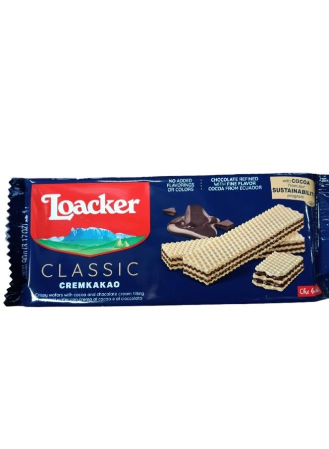 Loacker Wafer Cream Kakao 90grams