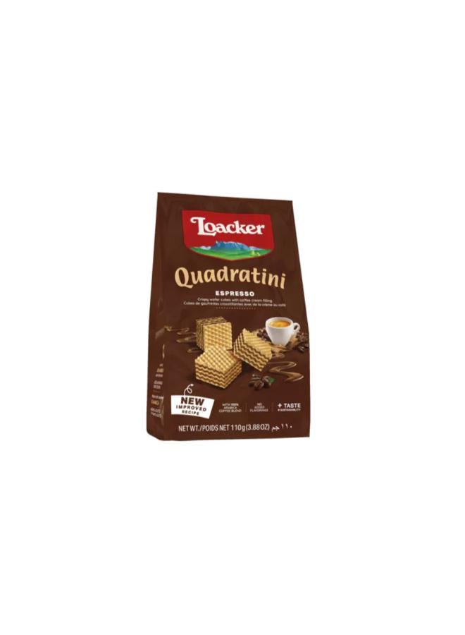 Quadratini Espresso Wafer 110grams