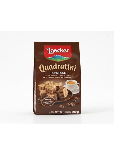 Quadratini Espresso Wafer 110grams