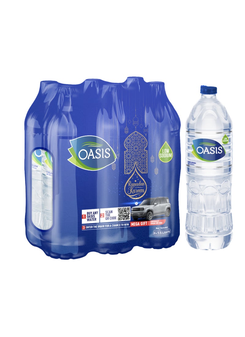 Bottled Drinking Water 1.5Liters Pack of 6