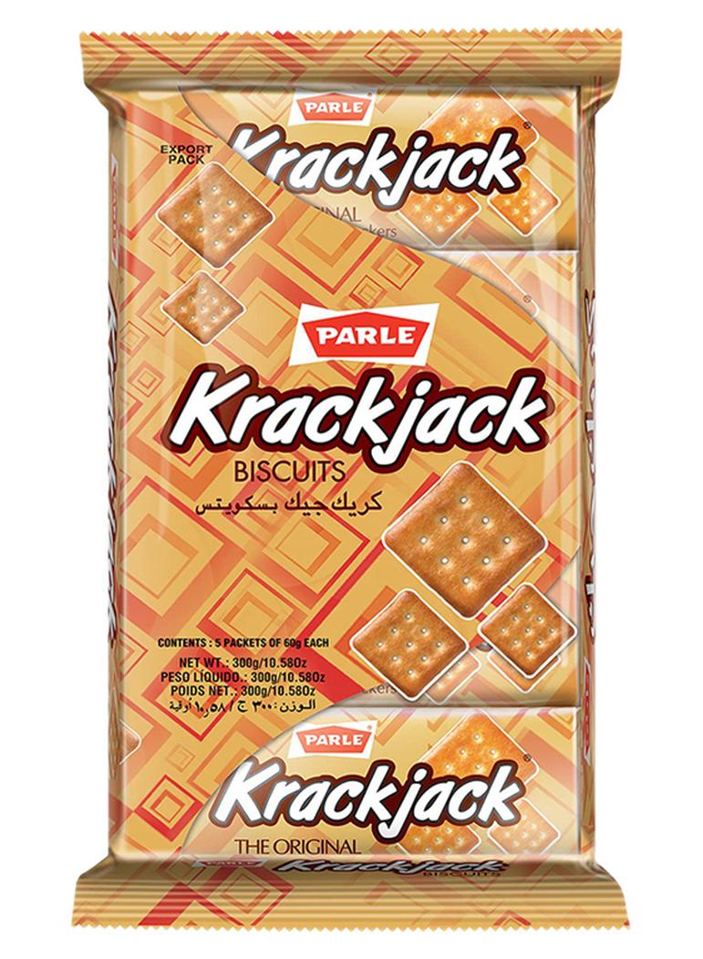 بارل بسكويت كراك جاك 60جرام عبوة من 5 قطع - Image 1