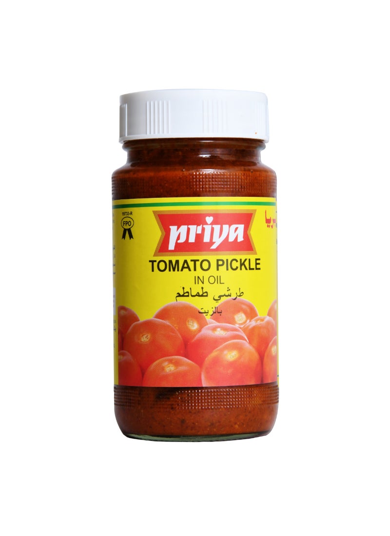 Priya Tomato Pickle In Oil 300grams - Image 1