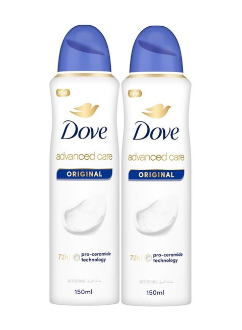 Original Antiperspirant Deodorant 150ml Pack of 2 300ml