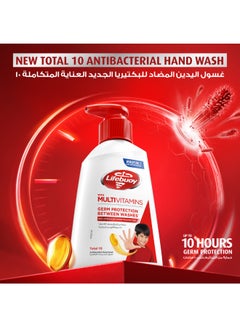 Lifebuoy Total 10 Germ Protection Formula Hand Wash, Pack Of 3 200ml  - Image 3