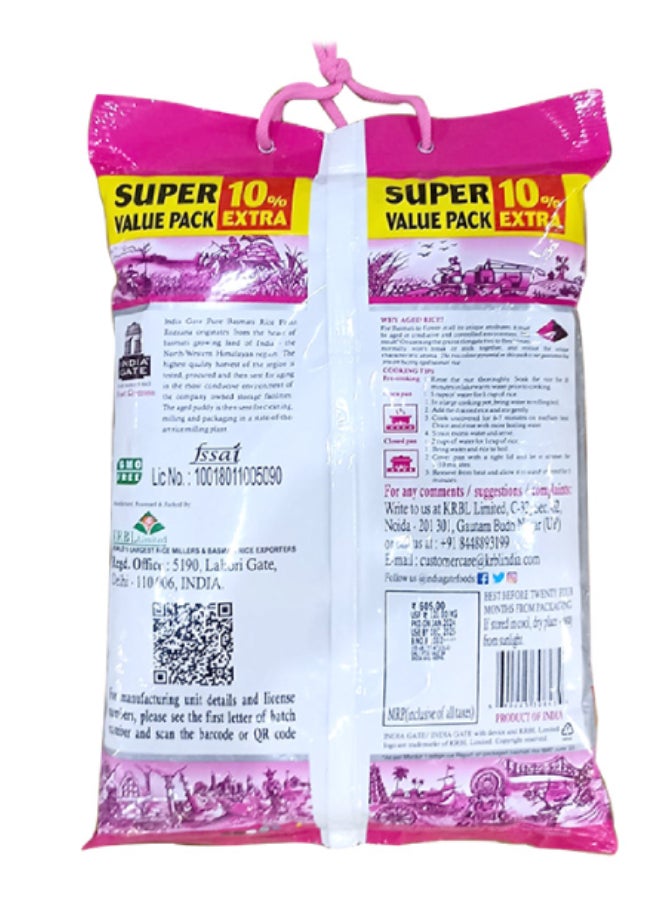India Gate - Feast Rozzana Basmati Rice 5kg - Image 1