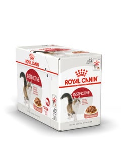 ROYAL CANIN Feline Health Nutrition Instinctive Adult Catsgravy Wet Food Pouches 85g Pack Of 12  - Image 1
