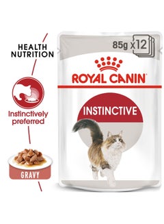 ROYAL CANIN Feline Health Nutrition Instinctive Adult Catsgravy Wet Food Pouches 85g Pack Of 12  - Image 3