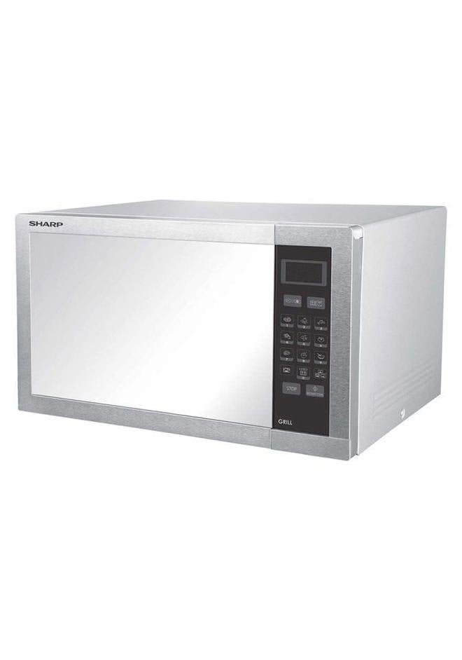 SHARP Countertop Microwave Oven With Grill 34L 34 L 1000 W R-770AR(ST) Silver/Black - Image 1
