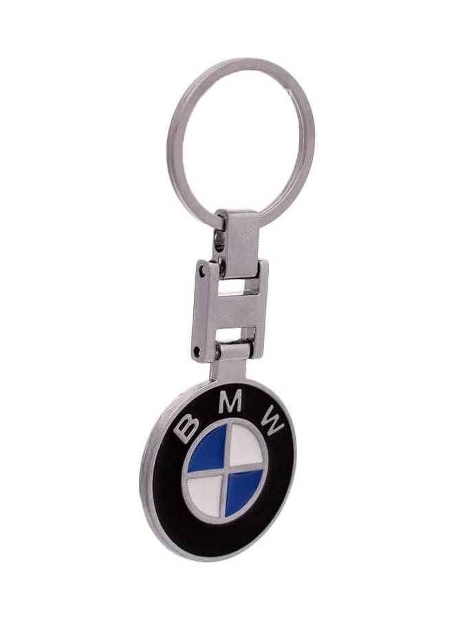 Generic - BMW Logo Keychain Silver/Blue/White - Image 1