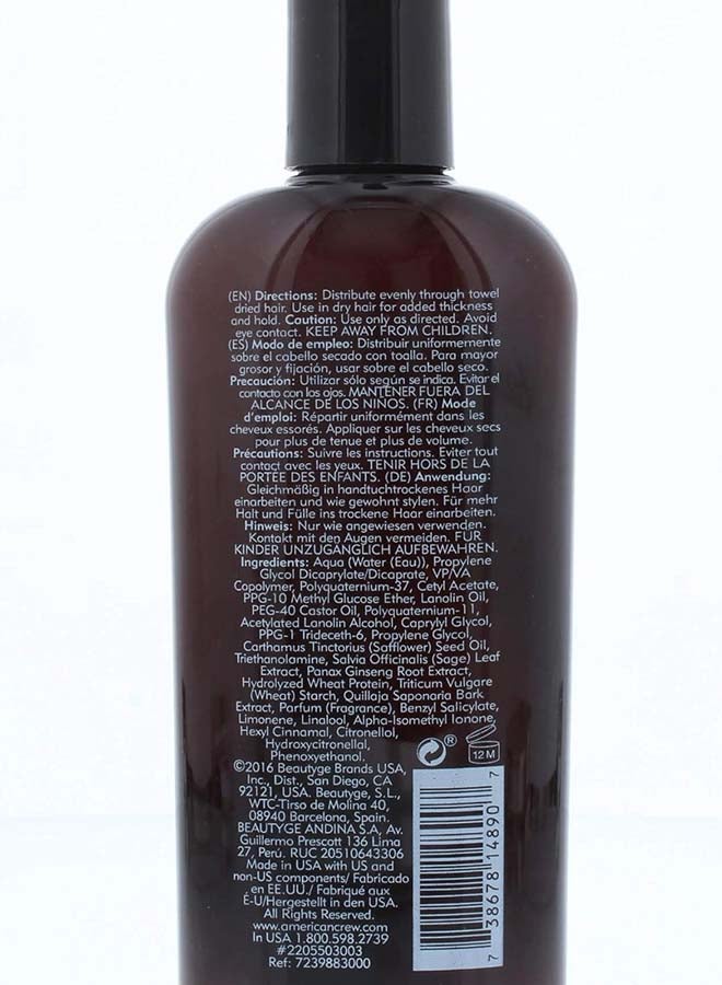AMERICAN CREW Hair Light hold Texture Lotion Provides Subtle Control And A Natural, Matte Finish Best For Men With Thin Or Fine Hair 250ml 250ml  - Image 4