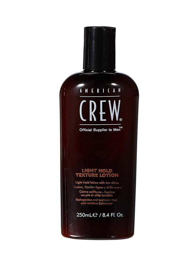 AMERICAN CREW Hair Light hold Texture Lotion Provides Subtle Control And A Natural, Matte Finish Best For Men With Thin Or Fine Hair 250ml 250ml  - Image 1