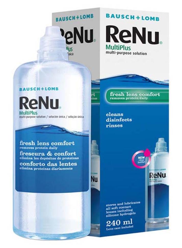Renu-Multiplus Multiplus Lenses Cleaning Solution, 240 ml 240ml - Image 1