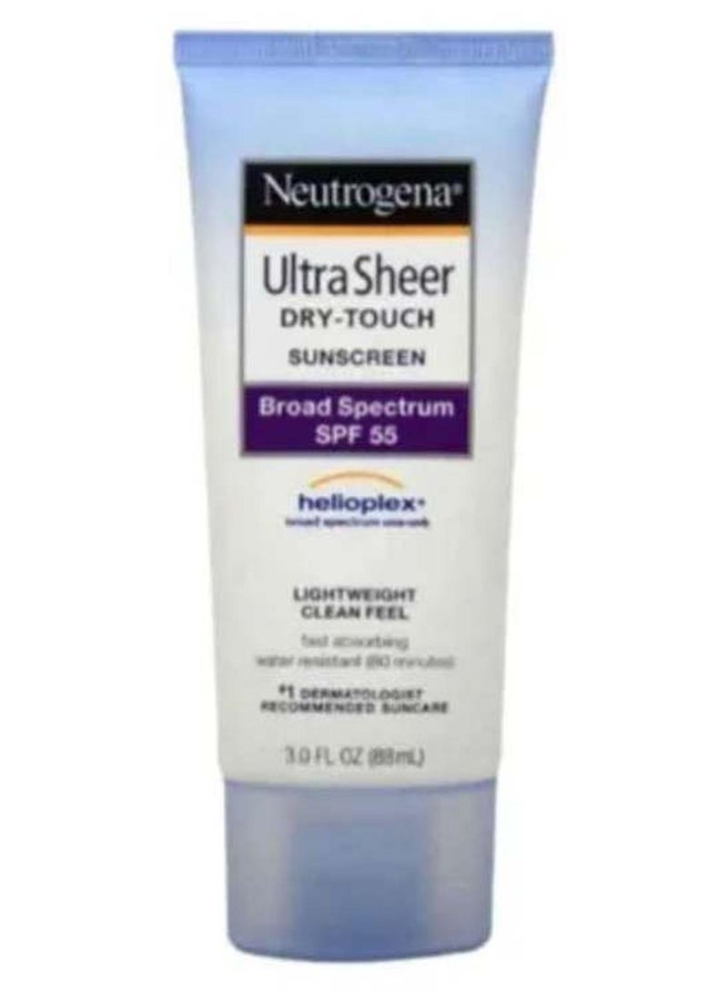 نيوتروجينا واقي شمس شفّاف للغاية بملمس جاف وبعامل الحماية من أشعة الشمس SPF 55 3fluid_ounce - Image 1