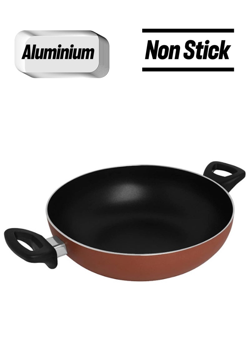 Trust - Non-Stick Aluminium Deep Pan With Two Handle Brown 26cm - Image 1