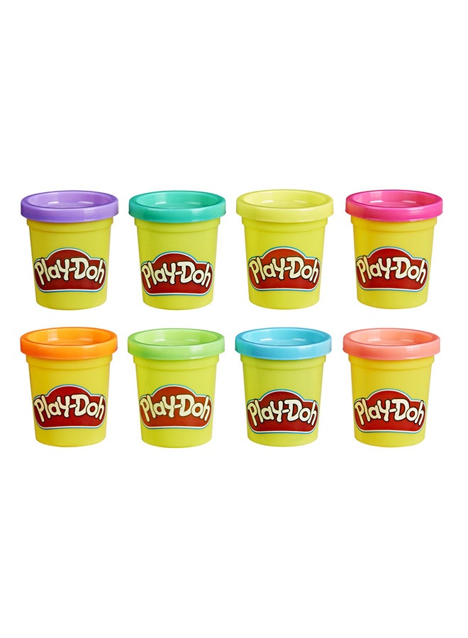 Play-Doh - 8 Pack - Neon Color Set – Non-Toxic, Fun for Kids 2+,  Rainbow Colors Compound Clay for Crafting, Shaping, and Creative Play - Image 1