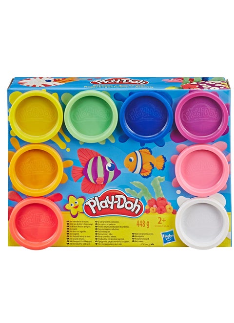 8 Pack - Neon Color Set – Non-Toxic, Fun for Kids 2+,  Rainbow Colors Compound Clay for Crafting, Shaping, and Creative Play