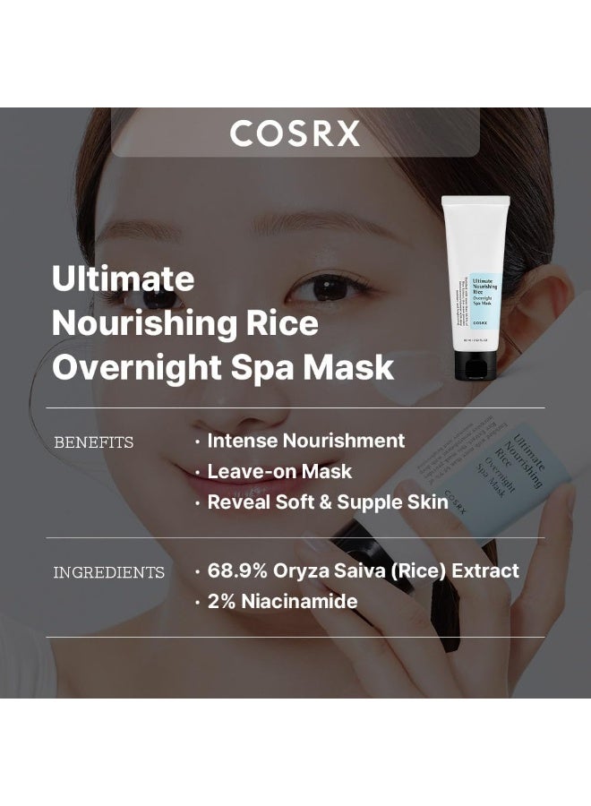 Cosrx - Ultimate Nourishing Rice Overnight Spa Mask 60ml - Image 1