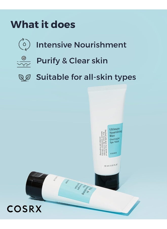 Cosrx - Ultimate Nourishing Rice Overnight Spa Mask 60ml - Image 1