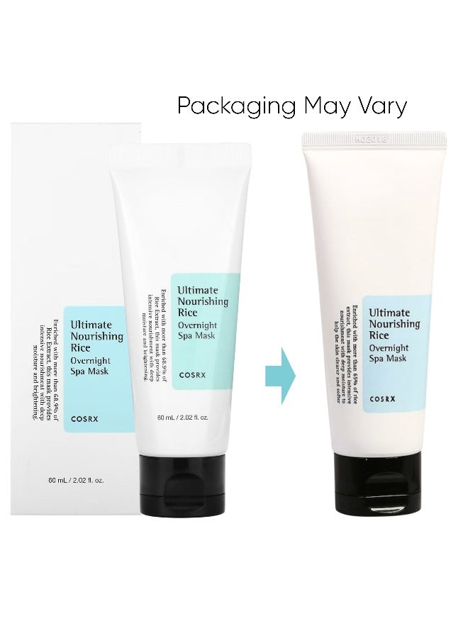 Cosrx Ultimate Nourishing Rice, Overnight Spa Mask, 60 Ml Packaging May Vary 60ml  - Image 2