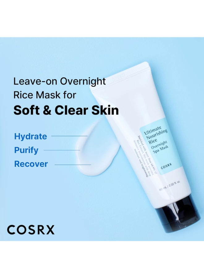 Cosrx Ultimate Nourishing Rice, Overnight Spa Mask, 60 Ml Packaging May Vary 60ml  - Image 5