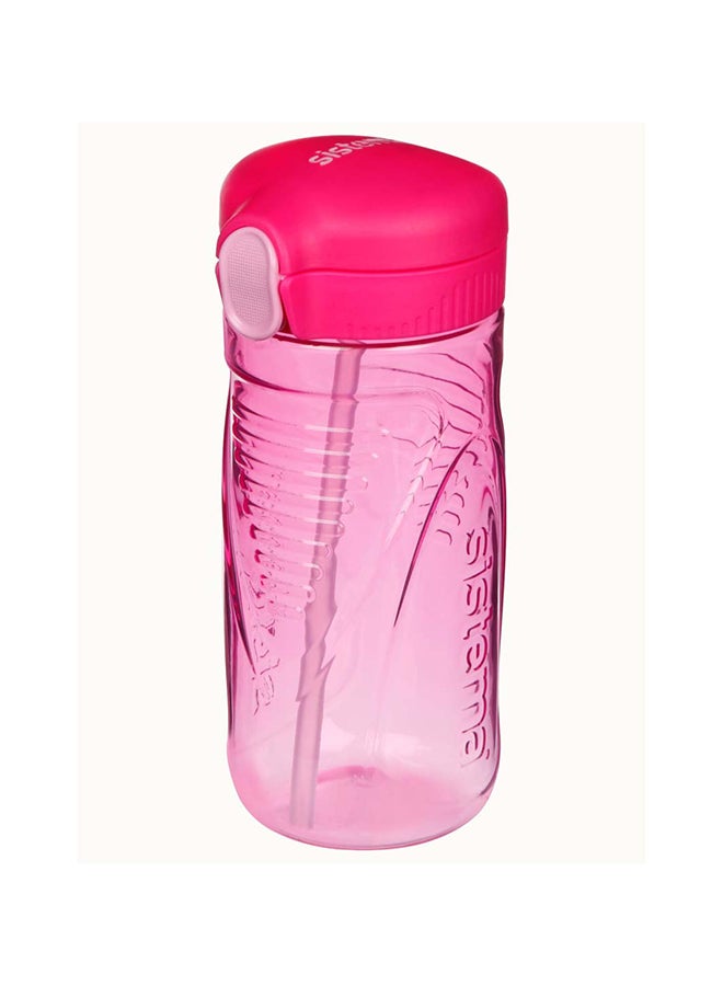 sistema - Sistema 520ml Tritan Quick Flip Water Bottle Pink : Hydration - Leak-proof - Portable - Sports Bottle - BPA-free Pink - Image 1