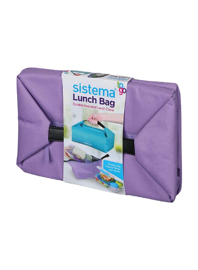 sistema - Sistema Lunch Bag Lilac : Insulated - Portable and Convenient - Fashionable - Versatile Lilac - Image 1