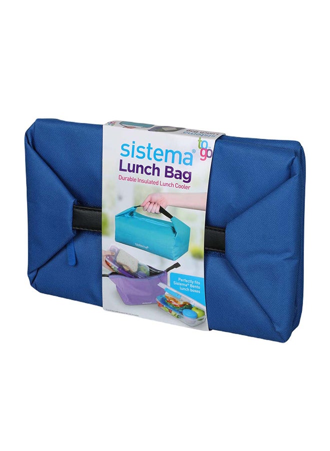 sistema - Sistema Lunch Bag, Insulated - Portable and Convenient - Fashionable - Versatile blue - Image 1