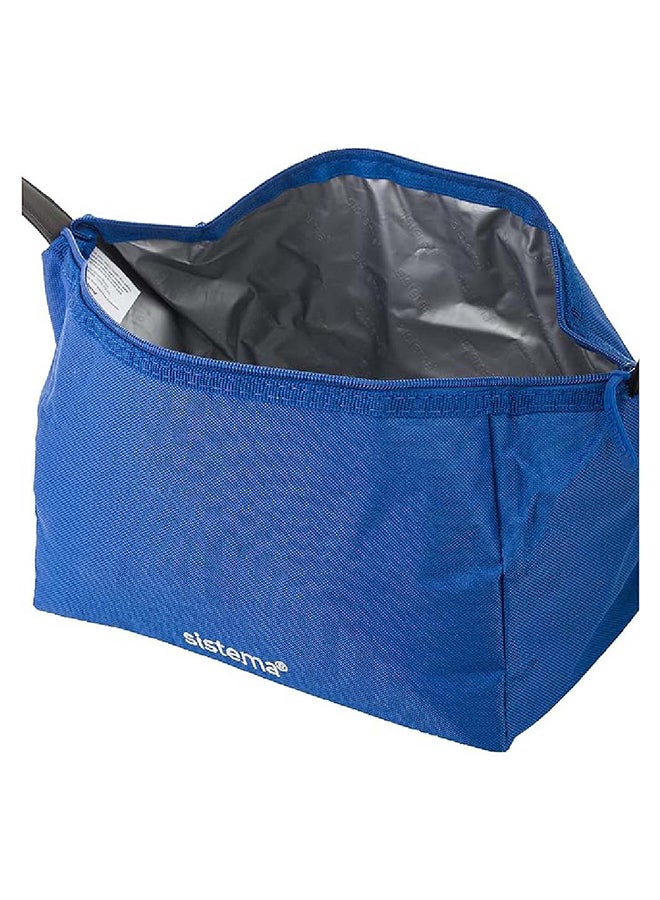 sistema - Sistema Lunch Bag, Insulated - Portable and Convenient - Fashionable - Versatile blue - Image 1