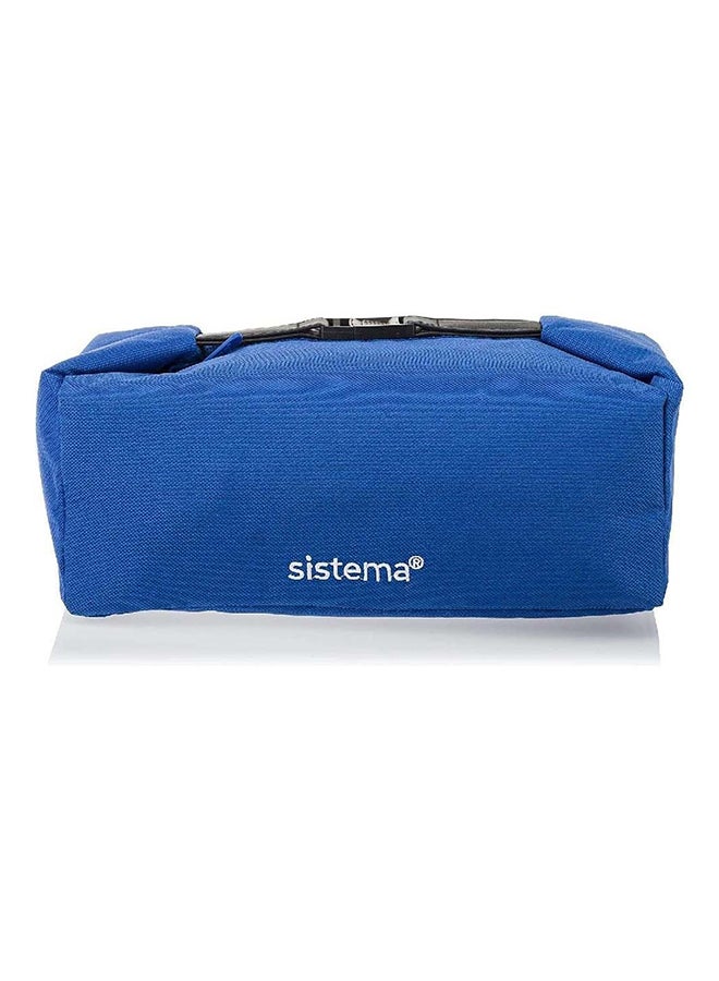 sistema - Sistema Lunch Bag, Insulated - Portable and Convenient - Fashionable - Versatile blue - Image 1