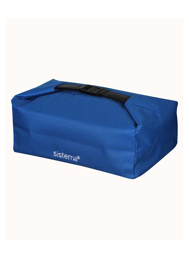 sistema - Sistema Lunch Bag, Insulated - Portable and Convenient - Fashionable - Versatile blue - Image 1