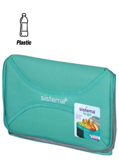 sistema Sistema Mega Fold Up Cooler Bag Teal : Cooling Solution - Spacious - Insulated - Portable and Convenient - Versatile Blue  - Image 1