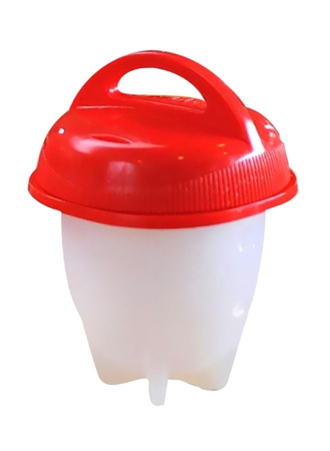Non-Stick Silicone Egg Cooking Cup Red  - Image 1
