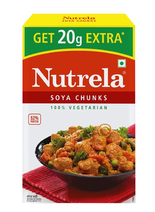 Nutrela - Nutrella Soya Chunks 220grams - Image 1