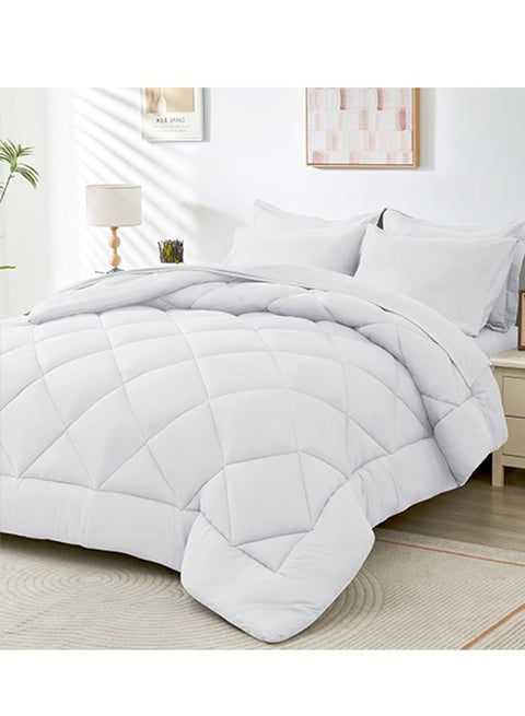 Winter Quilt/Duvet Microfiber White 180x240cm