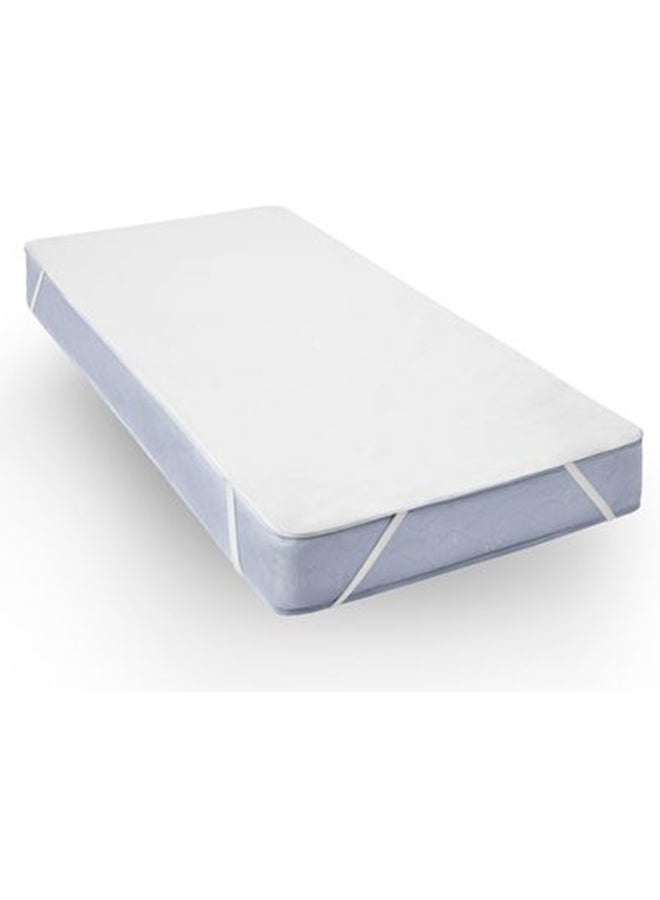 snooze Snooze Flat waterproof PU Mattress Protector Microfiber White 180x200cm - Image 3