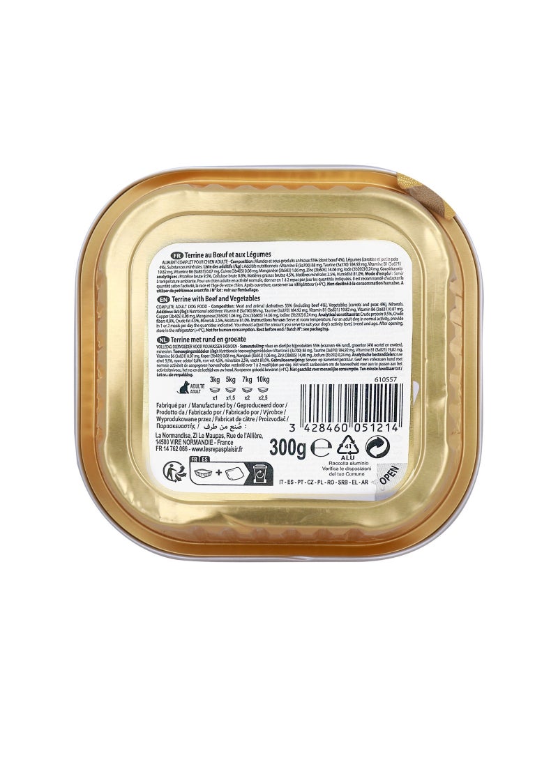 بليزير أدالتيز بلازير باللحم البقري والخضراوات متعدد الألوان 300جرام - Image 2