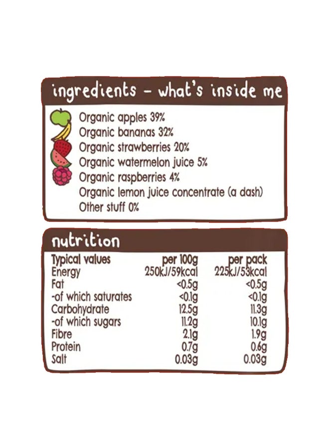 Ella’s kitchen - Red One 90grams Pack of 5 - Image 1