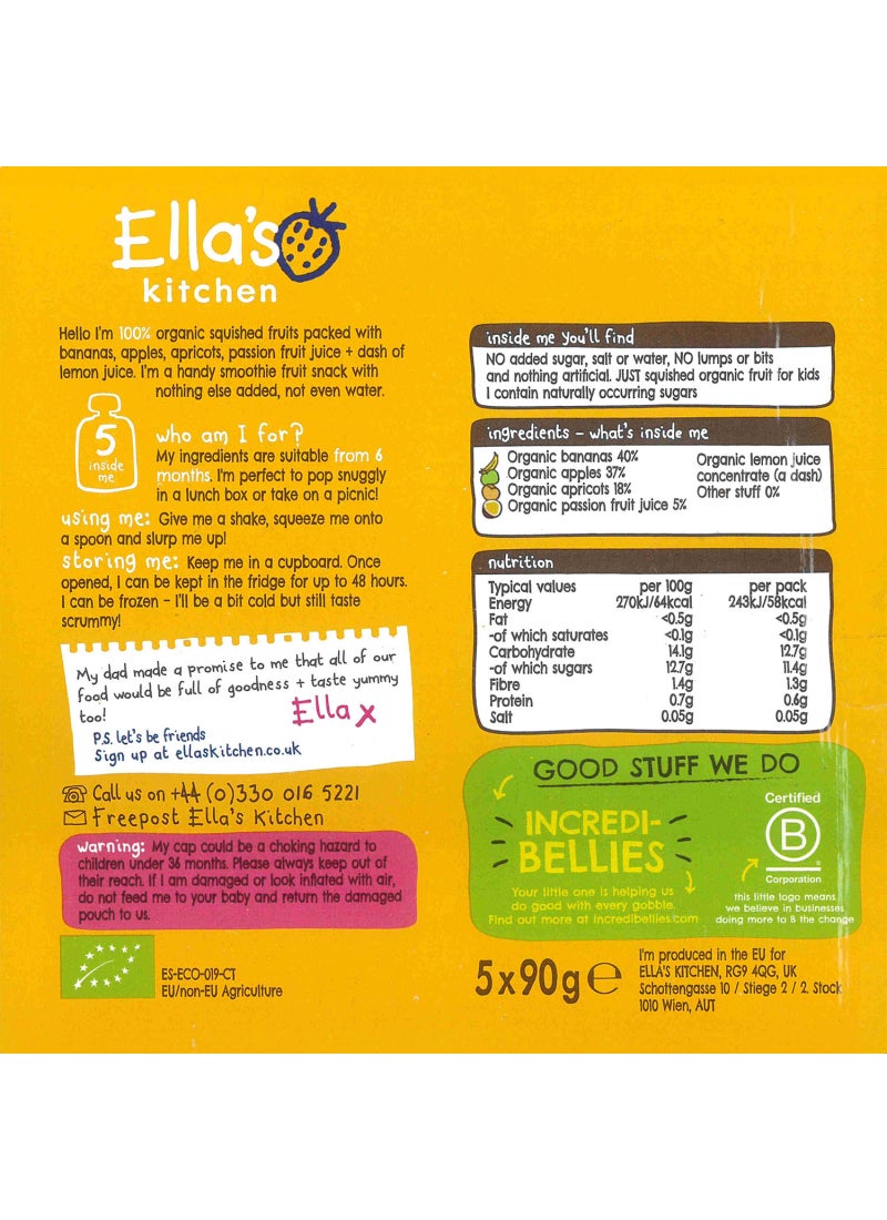 Ella’s kitchen The Yellow One 90grams Pack of 5 - Image 2