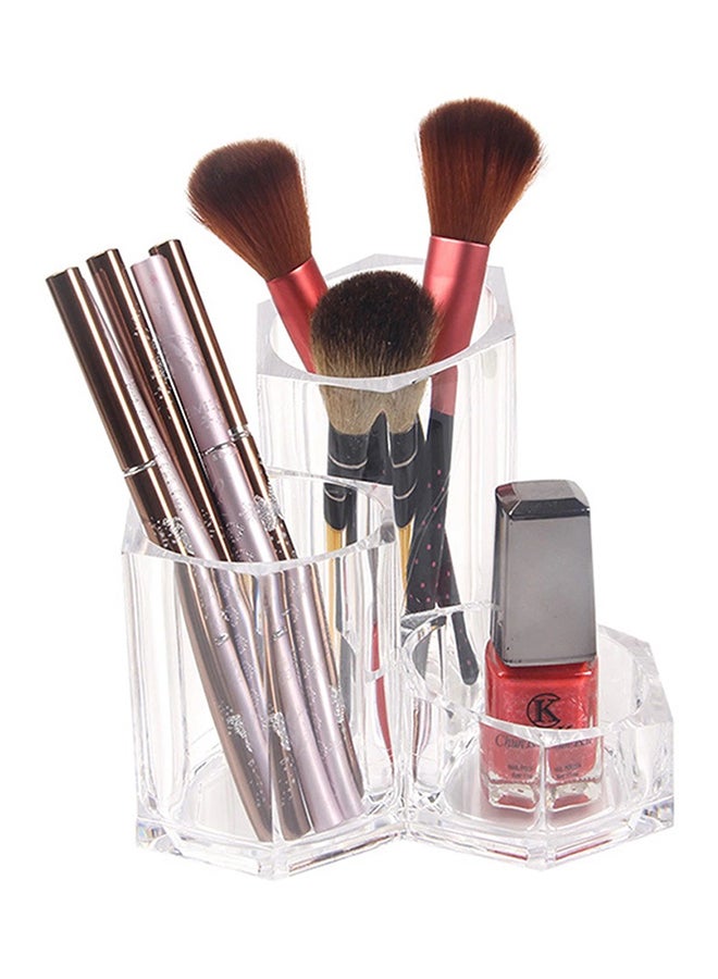 صندوق تخزين مستحضرات التجميل شفاف - Image 2