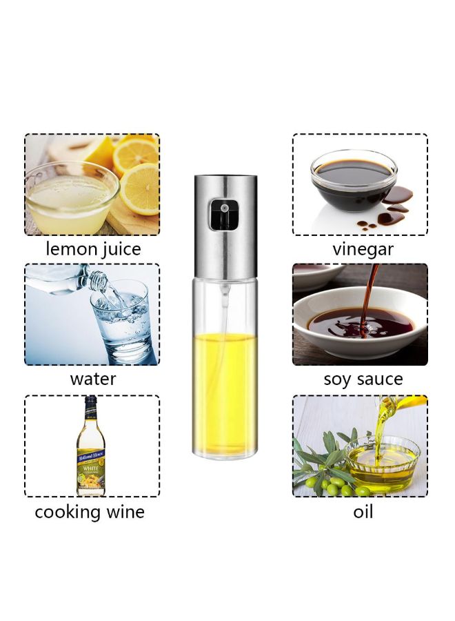 Transparent Oil Spray Bottle Multicolour 100ml - Image 3