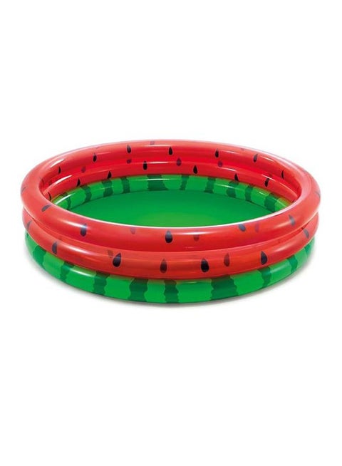 3 Ring Watermelon Kiddie Pool Red and Green 581 Liter 58448
