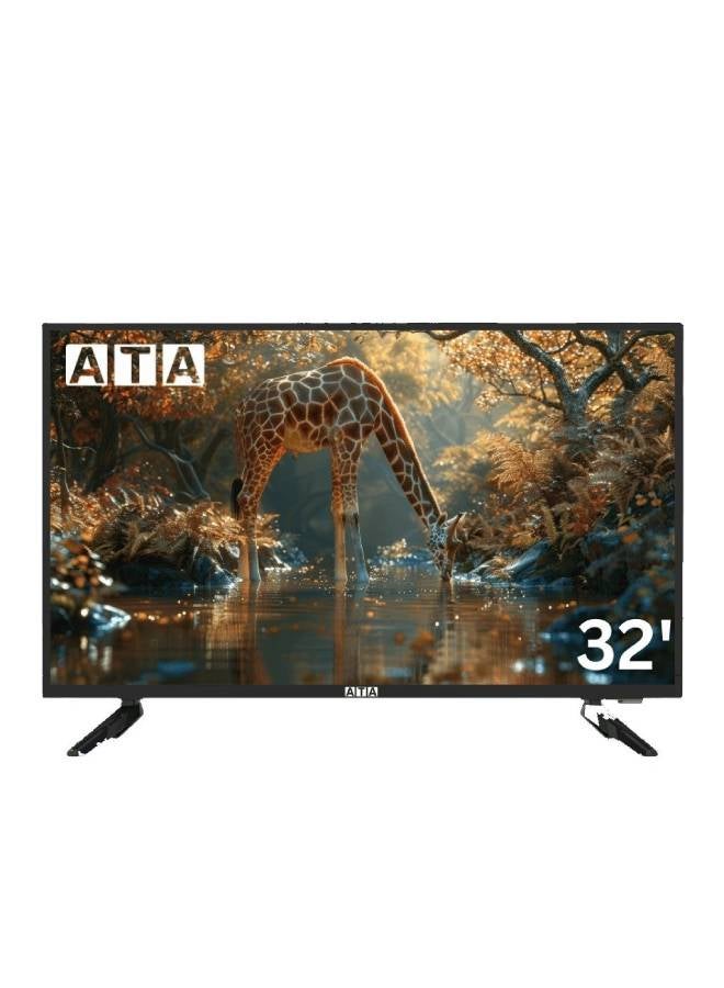 اي تي اي تلفزيون LED عالي الوضوح مقاس 32 بوصة ATA32H0N أسود - Image 1