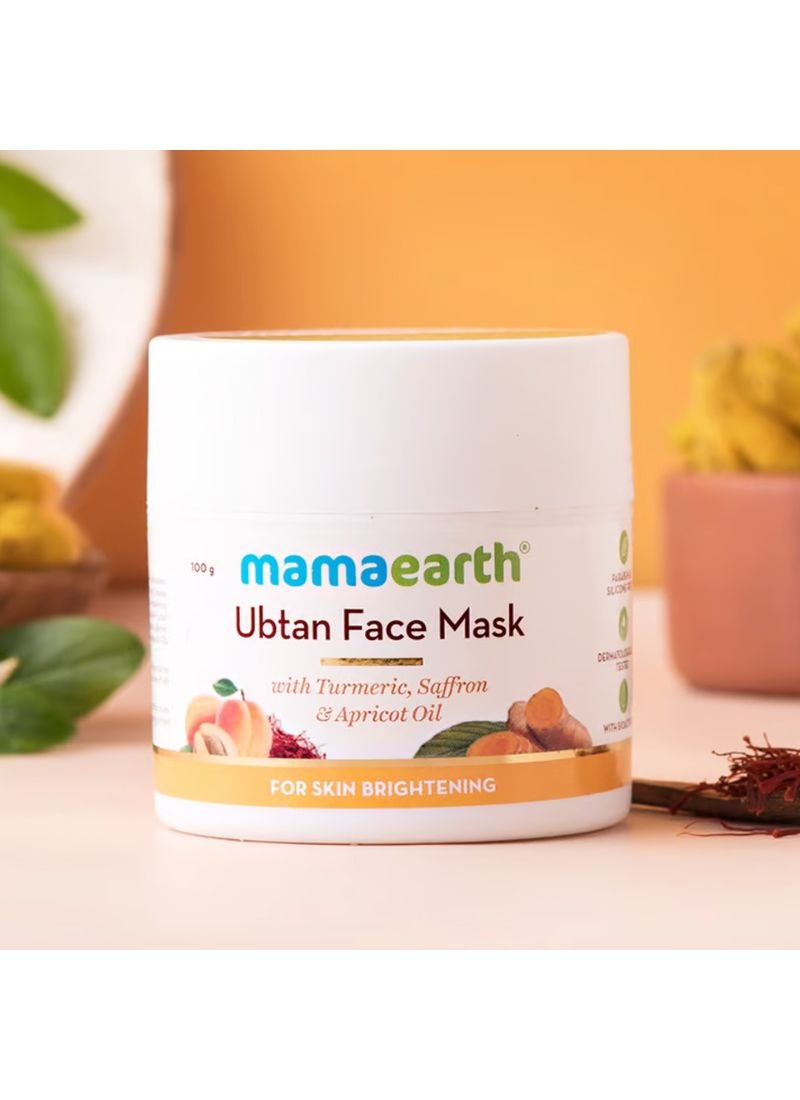 Mamaearth - Ubtan Face Mask For Skin Lightening And Brightening 100ml - Image 1