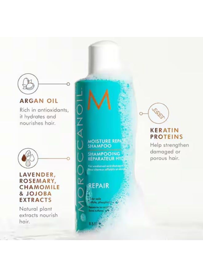 MOROCCANOIL Moisture Repair Shampoo and Conditioner Bundle 250x2ml  - Image 2