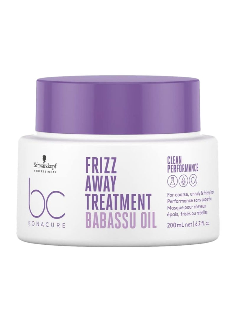 Schwarzkopf Frizz Away Treatment Babassu Oil Purple 200ml - Image 1