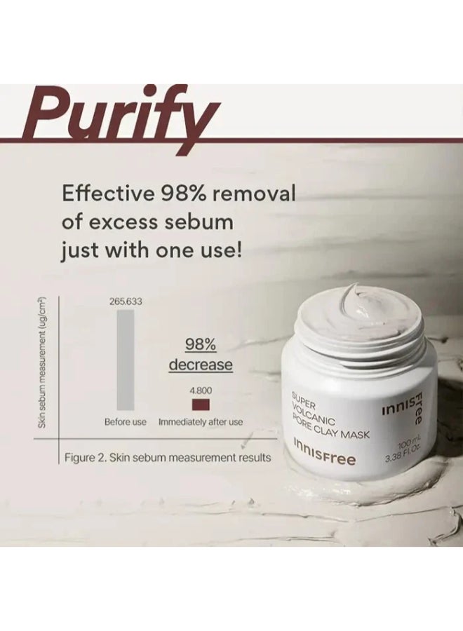 إنِّسفري ماسك سوبر فولكانيك بور كلاي 100ملليلتر - Image 3