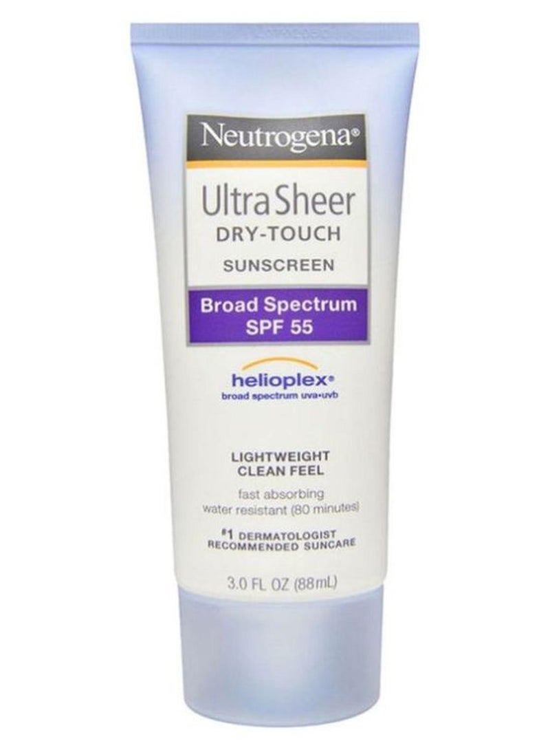 نيوتروجينا واقي الشمس ألترا شير دراي تاتش بعامل حماية من أشعة الشمس SPF55 88ملليلتر - Image 1