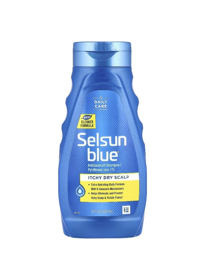 Selsun blue Antidandruff Shampoo, Itchy Dry Scalp, 11 fl oz - Image 1
